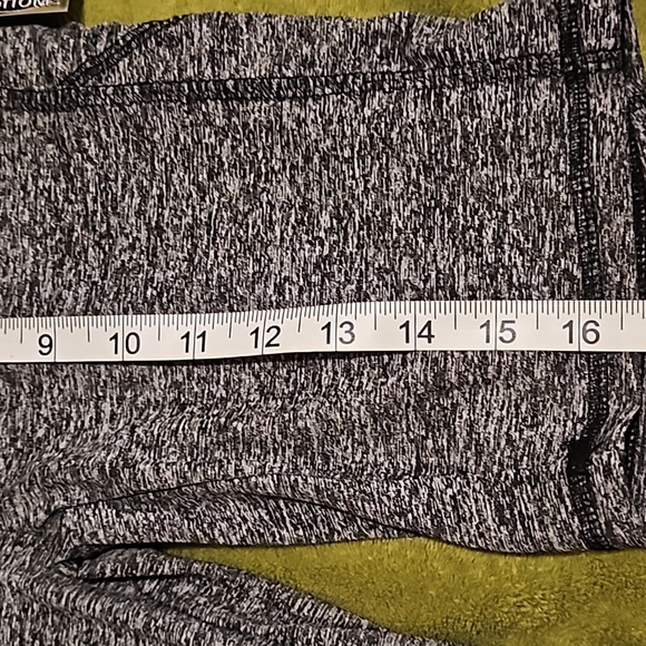 Splash Bottoms Juniors Heathered Black White Bike Shorts Side Pockets Athletic M - Picture 5 of 10